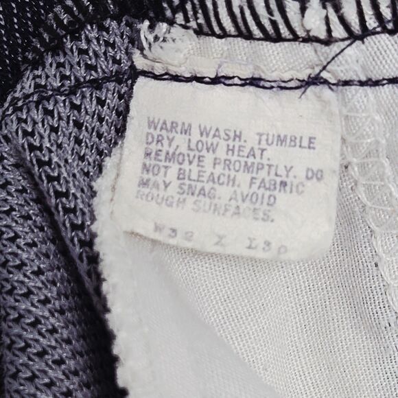 Vintage Levis Orange Tab Women Capri Jeans Polyester 5 Pocket Pants 70's Greaser - Picture 8 of 11